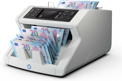 Geld Tel Machine - Bankbiljet Teller - Snel Geld Tellen - Drievoudige Detectie - Niet Gespecificeerd - Wit