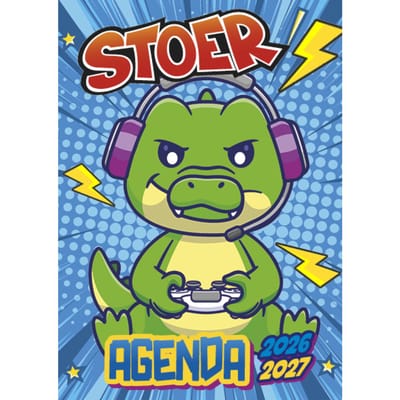 STOER Schoolagenda - Schoolagenda 2026-2027 - Agenda 2026-2027 - Schoolspullen - Jongen - Jongens - Cadeau - Kinderen - Organizer - School Spullen - Schoolagenda's - Planner - Knutselen - Speelgoed