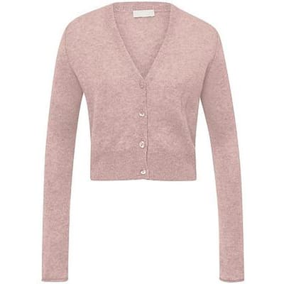 Vest en 100% kasjmier Van Peter Hahn roze