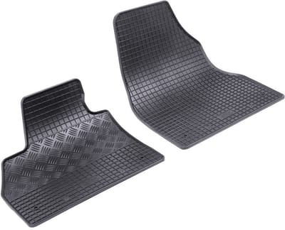 Automatten voor Mercedes Citan (W415) (2012-2021), Renault Kangoo (2008-2021), 2-zits - 2-delig - Rubber