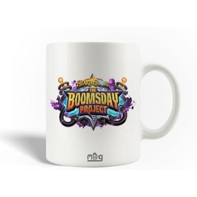 Mug en Céramique - Projet Armageboum - The Boomsday Project - 30cl - Compatible Lave-Vaisselle - Blanc