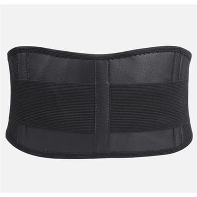 Ceinture chauffante auto-chauffante à tourmaline avec taille réglable, support lombaire magnétique pour soulager les douleurs dorsales XL noir