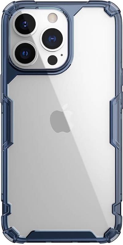 Telefoonhoesje geschikt voor Apple iPhone 14 Pro Max - Nillkin Nature TPU Case - Back Cover - Blauw