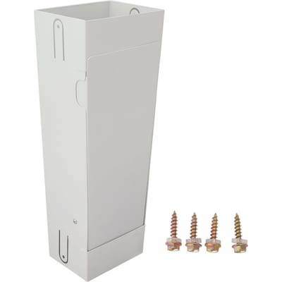 Regenwateropvangsysteem 3x4in Regenpijp Waterafleider Connectorsysteem voor Gazon Tuin white
