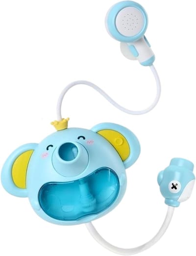 Badspeelgoed Olifant - Douchekop Sproeier - Leuk Waterspel - Spannende Bubbel Functie - 246 x 183 cm - Groen