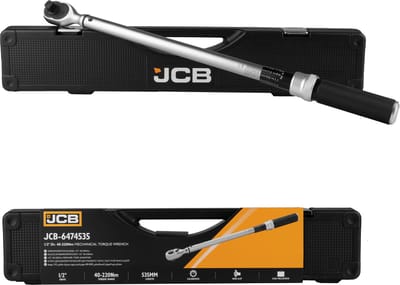 JCB - Mechanische Momentsleutel 1/2" 40-220Nm – Hoge Precisie, Duurzaam en Gecertificeerd