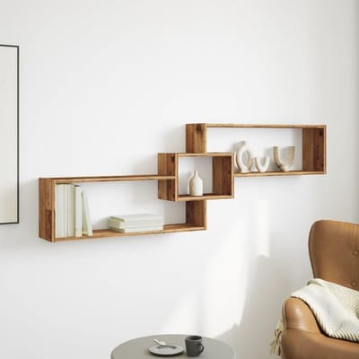 Wandkast Hangkast voor Keuken of Woonkamer - Houten Opbergkast