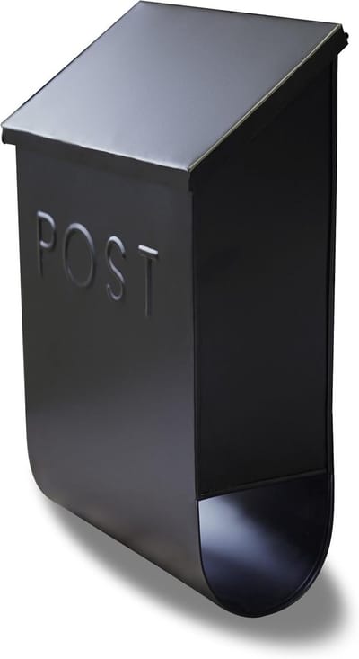 Brievenbus - Postbus Muur - Brieven Ontvangen - Afsluitbaar - 38x24x12 cm - Zwart