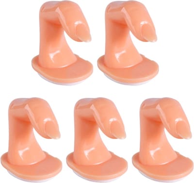 DW4Trading Oefenvingers Voor Nageltips A - Sjablonen - Praktijk Trainingsvinger - 5 Stuks