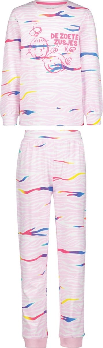 4PRESIDENT De Zoete Zusjes Pyjama Jitske Roze maat 116