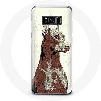 Case voor Samsung Galaxy S8 Doberman hondenras