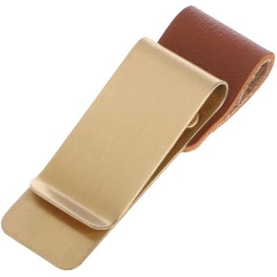 Pennenlus Voor Notitieboek Retro Lederen Journal Notitieboek Potloodhouder Bladwijzer Met Metalen Clip Metalen Pennenklem Met Leer