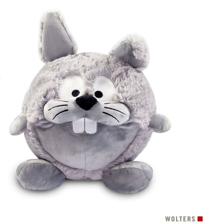 Pluchen hondenknuffel Bunny – Hondenspeelgoed zonder pieper – Zachte knuffel – 23 cm