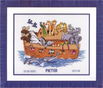 borduurpakket 70.849 ark van noach, geboorte