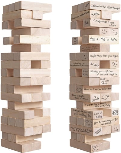 Gastenboek Jengatoren 'Build A Memory'  | GingerRay