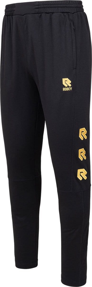 Robey Performance Trainingsbroek - Zwart / Goud | Maat: L