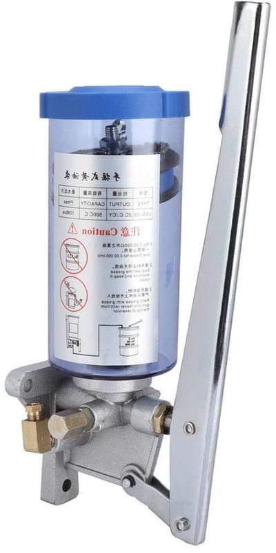 Handmatige smeeroliepomp voor mechanische apparaten, 500CC, 6mm uitlaat, ideaal voor vet smeren en onderhoud