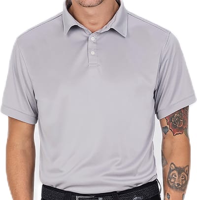 Func Factory mannen Poloshirt Mac zilvergrijs maat M