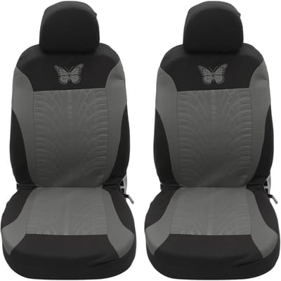 Dailygoods- Autostoelhoezen Universeel - Wasbaar - Ademend - Vrachtwagen/SUV - Gebreide Stof - 4 Stuks - Autostoelbekleding