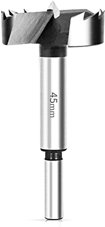 SnelShoppen - Forstner Boor 45 mm - Houtboor met Cilinderschacht - Hoogwaardige Staal - Voor Boormachines en Boorpersen - Accessoires voor Houtbewerki