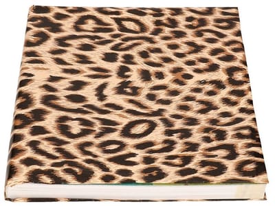 Kaftpapier panter/luipaard print 200 x 70 cm rol - Boeken kaften - Kaft papier / cadeaupapier