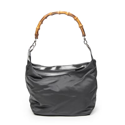 Bamboo Zip Hobo   schoudertas