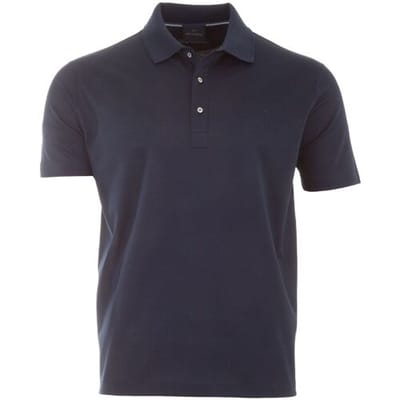 Paul & Shark Polo Silver Collection Fine Piqué Cotton Donker Blauw / male
