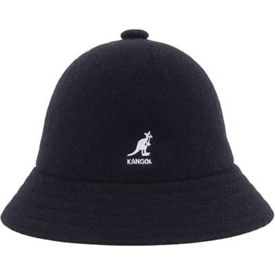 Kangol K3451 Chapeau Bob Décontracté en Laine Noir K3451 BLACK (S)