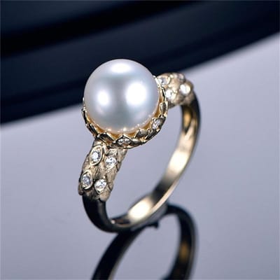 POMOiii Temperament Openingsring Voor Vrouwen Zirconium Verlovingsfeest Fijn Prachtige Sieraden Cadeau gray