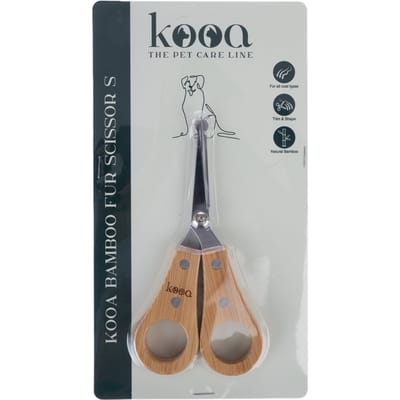 kooa bamboe bontschaar S 13,8x6,8x1,2cm hond & kat