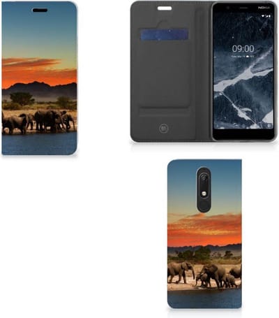 Nokia 5.1 (2018) Hoesje maken Olifanten