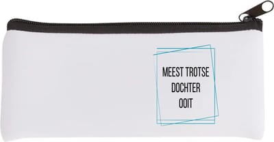 Akyol - meest trotse dochter ooit Etui - Dochter - trotse dochter - verjaardagscadeau - verjaardag - cadeau - cadeautje voor dochter - dochter artikelen - kado - geschenk - gift - 20 bij 9 cm