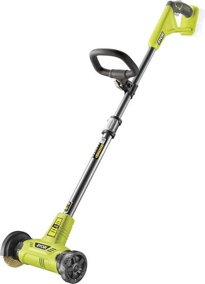 Accuvoegenreiniger 18V met telescopische steel voor het reinigen van tegels en straatstenen