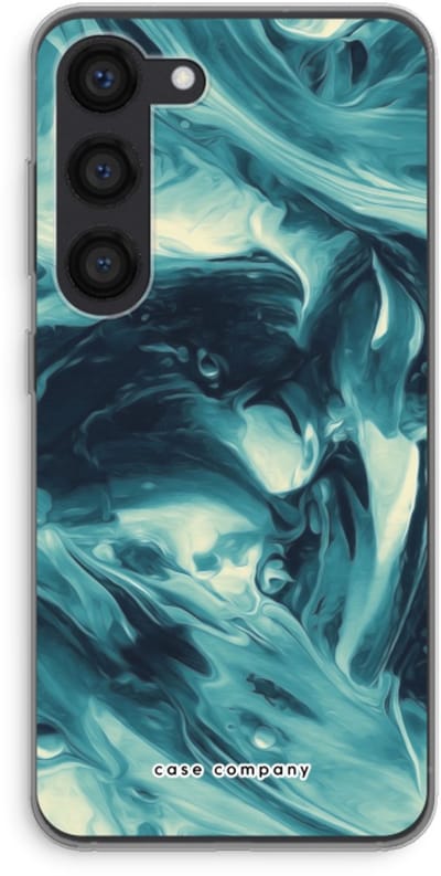 Case Company® - Hoesje geschikt voor Samsung Galaxy S23 hoesje - Dreaming About Whales - Soft Cover Telefoonhoesje - Bescherming aan alle Kanten en Schermrand