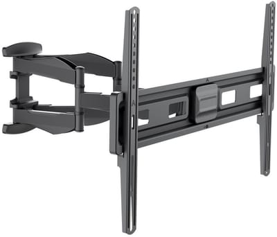 TV muurbeugel voor 37-80 inch schermen - Basic - Full Motion Draai- en Kantelbaar - Tot 80kg - Zwart