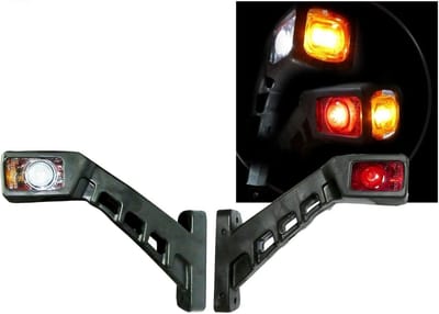 2x LED Contourverlichting Markeringslicht voor Vrachtwagen en Aanhanger 12V 24V - Universeel Montage
