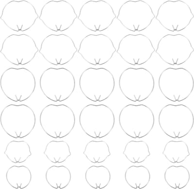Borgveer Ringen Set - Lamphouder Clips - Bevestigen Spots - 30 Stuks Set - 35mm 50mm