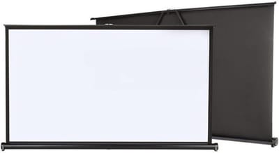 Projectiescherm - Filmdoek Beamer - Thuisbioscoop Presentatie - Zelfdragend Aluminium - 50 Inch 16:9 - Wit
