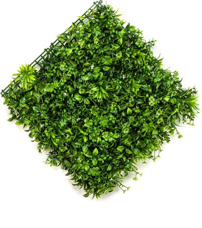Emerald - Kunst Plantenwand Buxus/oxalis UV 50x50cm - Kunstplant voor binnen