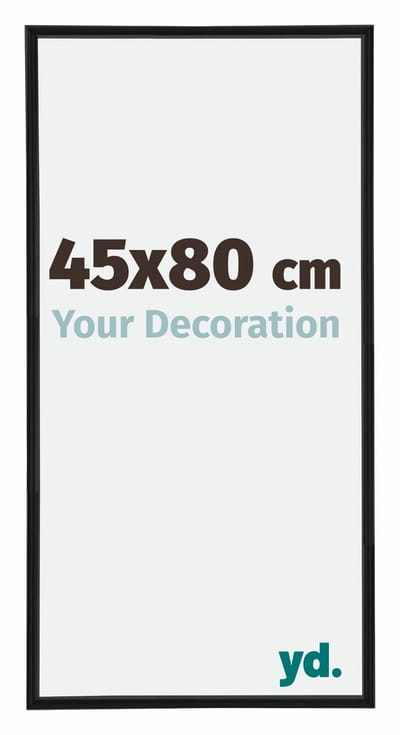 Your Decoration - Fotolijst 45x80 cm - Kunststof - Zwart Mat - Annecy