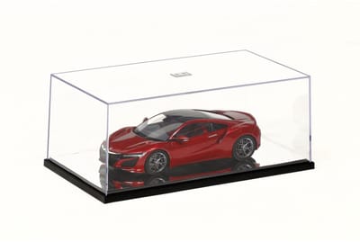 Tamiya Modelbouwpakket Acrylverf - 73008 Acryl Display Case Type C - Spiegelbodem - 240x130x110mm - 1:20 Rautos en 1:24 Autos Display case - Tamiya - Modelbouw