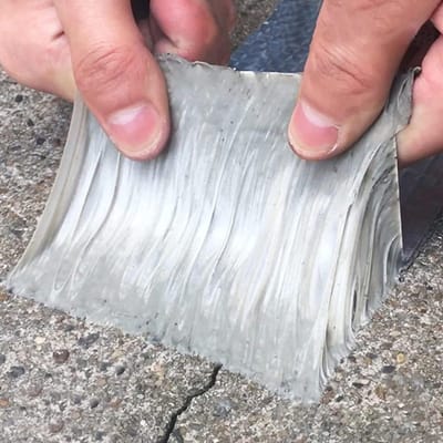 Waterdichte Tape - Butyl Tape Aluminiumfolie - Lekkages Dichten - Hoge Treksterkte - 10cm x 5m - Zilverkleurig