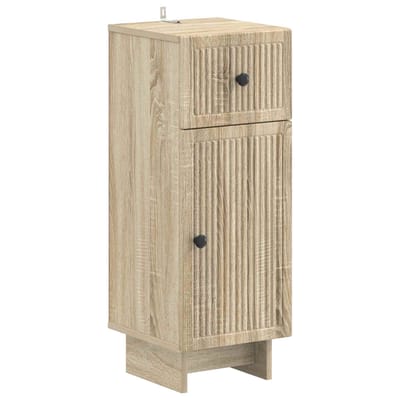 vidaXL - Badkamer - Opbergkast - EDE - Sonoma - Eiken - 30 - x - 31 - x - 80 - cm