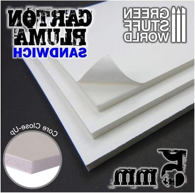 Schuimplaat 5 mm - Foamboard Paneel - Presentatie Ondersteuning - Lichtgewicht Materiaal - 10x10x10 mm