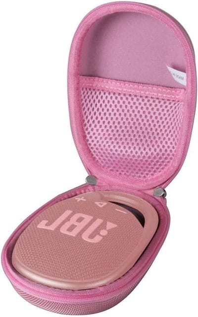 Draagbare Speaker Cover - Beschermhoes Speaker - Veilig Transport - Hard EVA Materiaal - 15.2 x 10.7 cm - Roze