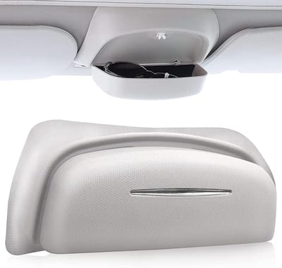 Auto Zonnebrilhouder - Brillenkoker Organizer - Veilig Opbergen - Niet-destructieve Installatie - 30 x 20 x 10 cm - Zwart