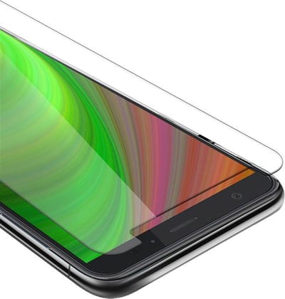 Cadorabo Screenprotector geschikt voor ZTE Blade A5 2019 - Pantser film Beschermende film in KRISTALHELDER Geharde (Tempered) display beschermglas in 9H hardheid met 3D Touch