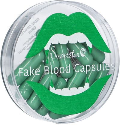 Superstar - Green Blood Capsules - Zombie Capsules - Groen Bloed Capsules - Halloween - Horror - Griezel