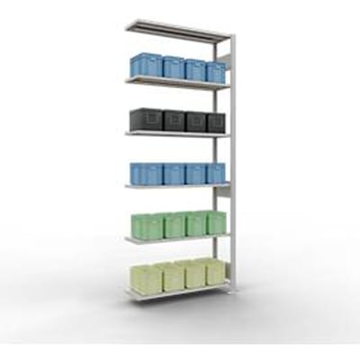 SCHULTE Lagertechnik - Insteekbevestiging met lengtebout - 2500x1000x300 mm, type 150 kg