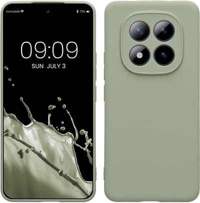 kwmobile telefoonhoesje geschikt voor Xiaomi Redmi Note 15 Pro 4G - Hoesje voor smartphone - Precisie camera uitsnede - In grijsgroen